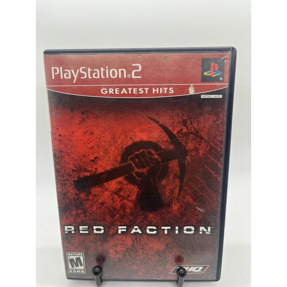 Red Faction PS2 CIB Sony PlayStation Complete Volition Mars Ultor Geo-Mod FPS